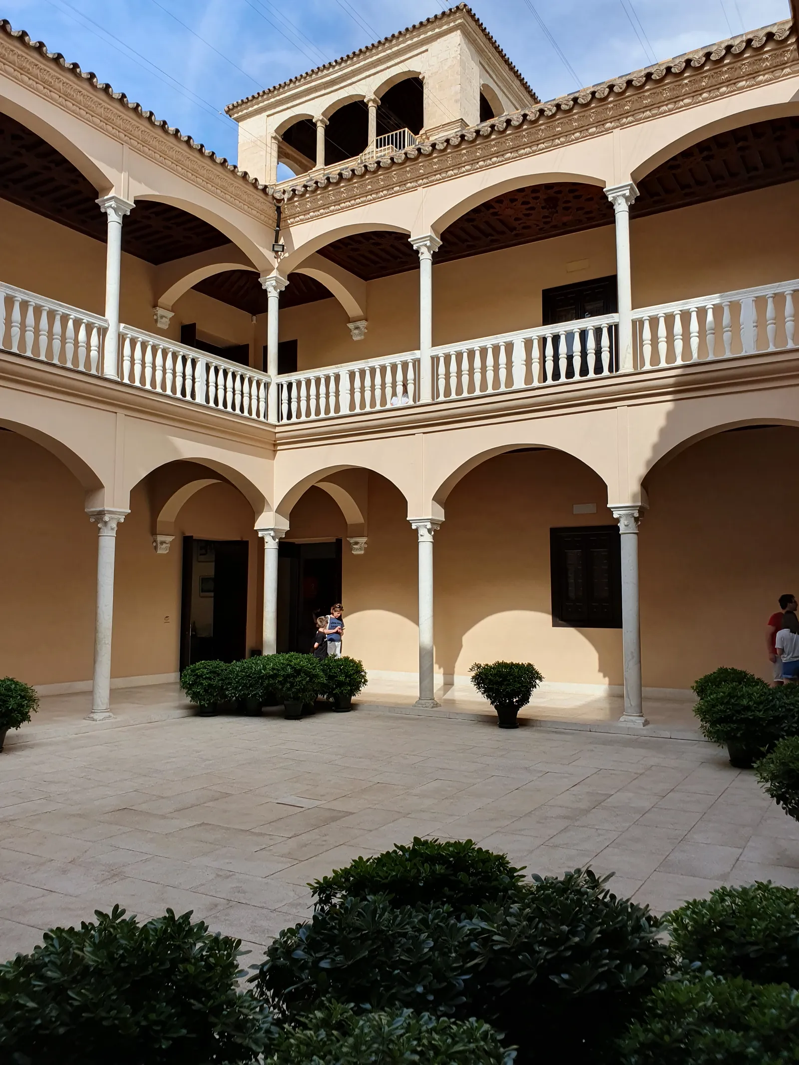 The arcaded Renaissance courtyard of the Palacio de Buenavista, home to the Museo Picasso Málaga